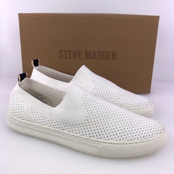 Steve Madden Leather Sock Mesh Slip On Shoes Size 11 - Picture 1 of 10
